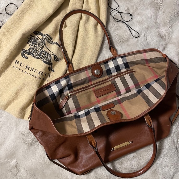 Burberry Leather Tote - Picture 1 of 10